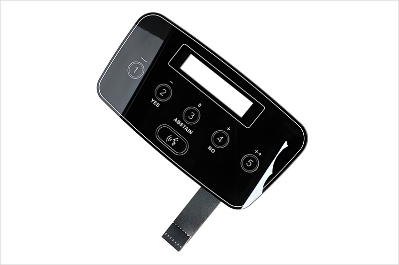 Image d\'un interrupteur tactile capacitif conçu pour contrôler le volume