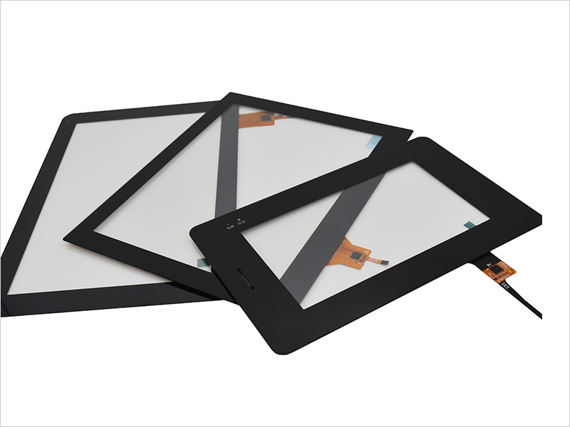 Panneaux résistifs capacitifs d\'écran tactile avec le matériel en aluminium de circuit de FPC