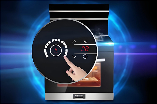 Affichage des boutons sur un four à micro-ondes pour des réglages intuitifs du temps de cuisson et du niveau de puissance