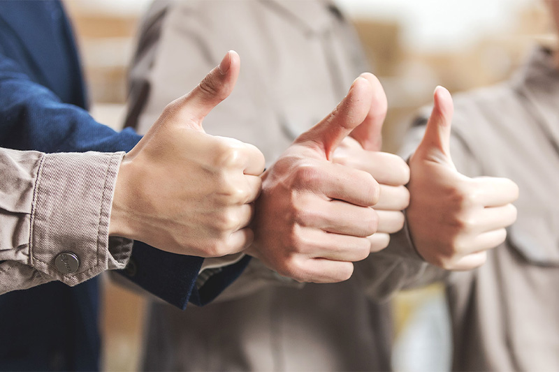 Témoignages clients démontrant leur satisfaction à l\'égard du service après-vente de Luphi Electronics