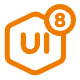 Icône représentant un module d\'interface utilisateur standardisé