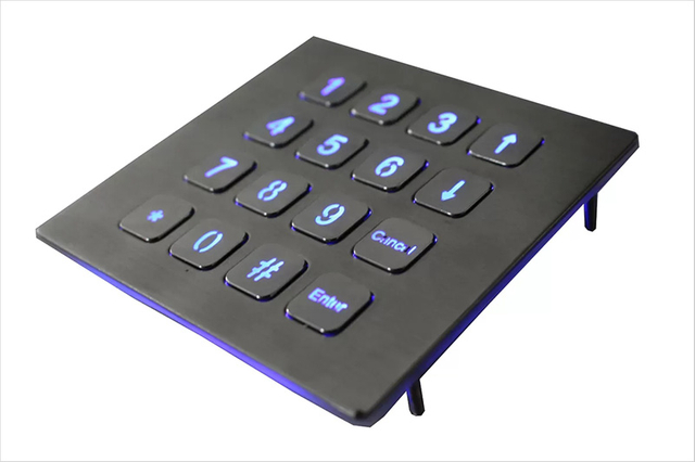 Clavier en caoutchouc de silicone personnalisé - 10