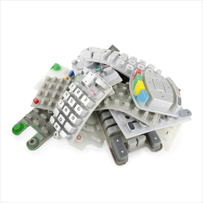 Clavier en caoutchouc de silicone personnalisé en plusieurs couleurs et designs